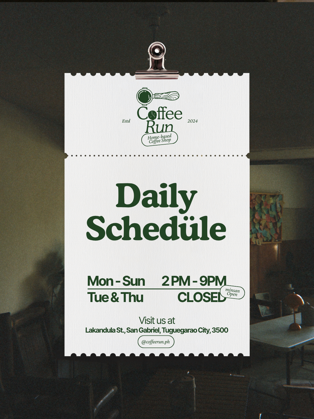 Coffee shop atmosphere photo